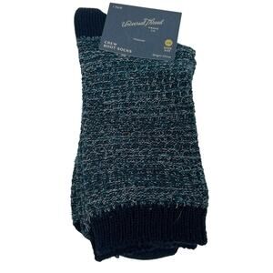 Universal Thread Women's Textured Blue Crew Boot Socks - 1 Pair - NWT